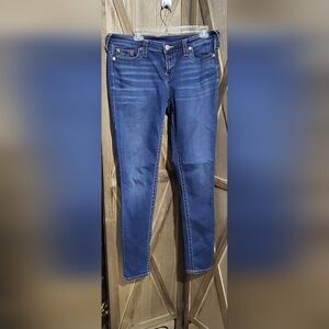 True Religon Low Rise Skinny Jeans Size 34 Womens